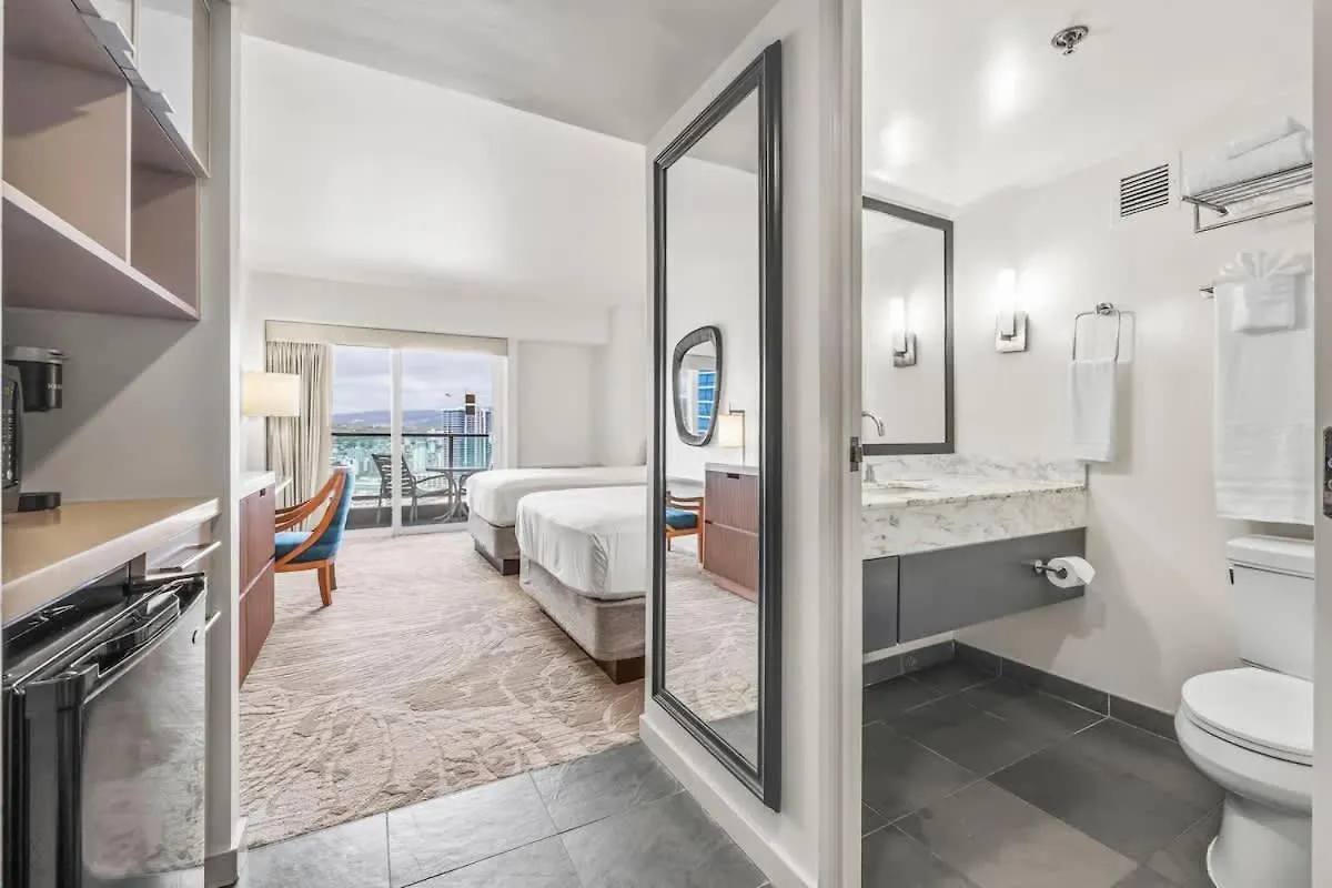 Studio With Partial Ocean View & Balcony Unit 1901 Honolulu Vakantiehuis